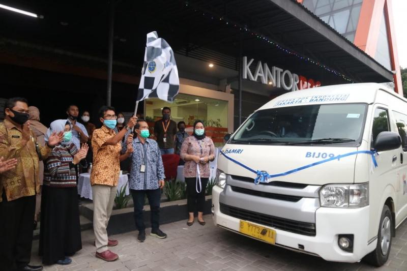Peresmian DAMRI Trayek Graha Pos Ibukota Jakarta – Graha Pos Indonesia Bandung, PP