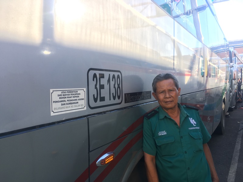 Yosep, pengemudi bus Budiman. Foto: BeritaTrans.com dan Aksi.id