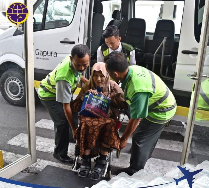 Ilustrasi perhatian pada disabilitas di bandara (IG DJPU)