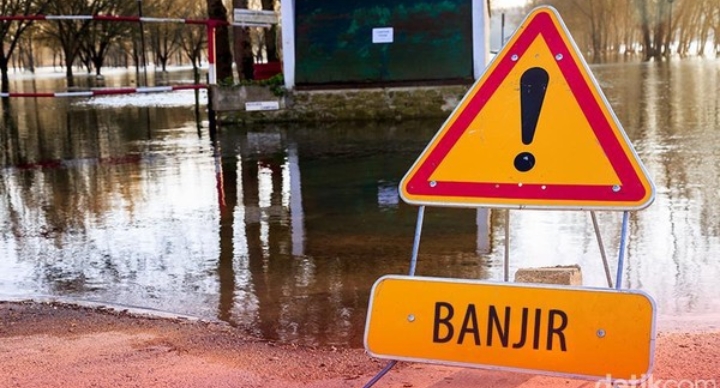 Ilustrasi Banjir. (Detikcom)