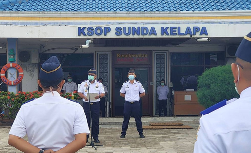 Kepala KSOP Sunda Kelapa, Capt. Roni Fahmi pimpin pembukaan Posko Nataru 2020