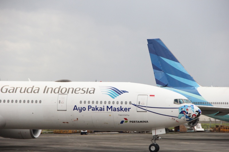 Maskapai Garuda Indonesia, salah satu yang memiliki rute ke Arab Saudi (dok)