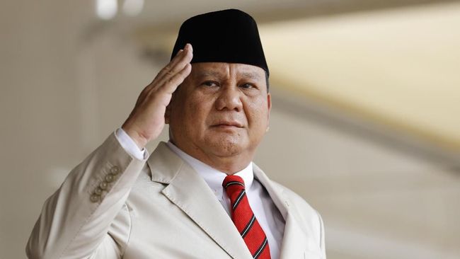 Menteri Pertahanan Prabowo Subianto.