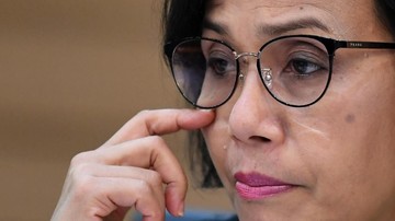 Sri Mulyani menyebut 1.171 pegawainya terinfeksi corona. (ANTARA FOTO/Wahyu Putro A).