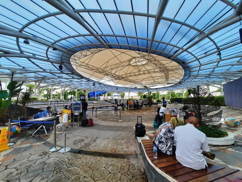 Salah satu fasilitas tes Covid di Bandara Siekarno-Hatta