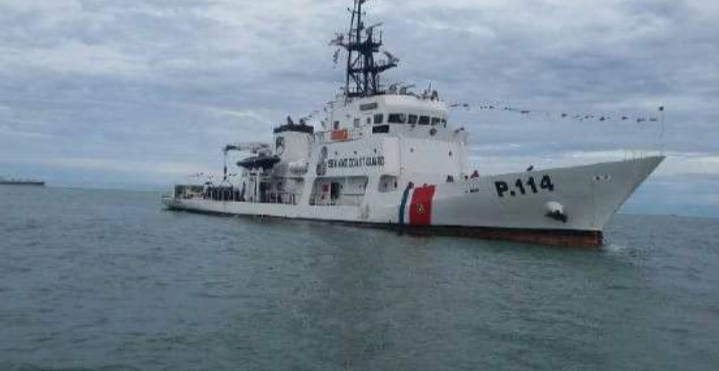 Kapal patroli dari Ditjen Hubla di Perairan Kepulauan Seribu. (foto:istimewa)