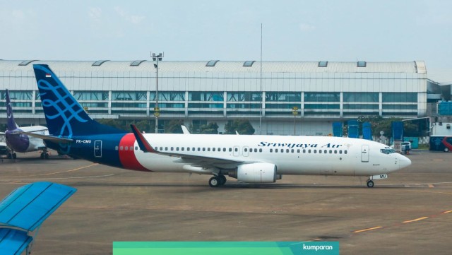 Ilustrasi pesawat Sriwijaya Air. Foto: kumparan.com