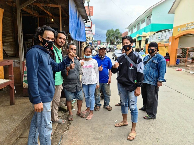 Remaja putri yang sempat dinyatakan hilang dan viral di medsos ditemukan Polsek Balongan, Indramayu, Jawa Barat di Jakarta. (Ist.)