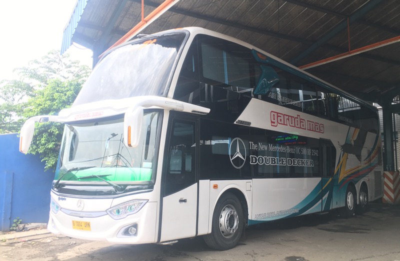 Bus Double Decker Garuda Mas. Foto: BeritaTrans.com dan Aksi.id.