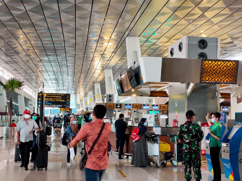 Suasana di Bandara Soekarno-Hatta