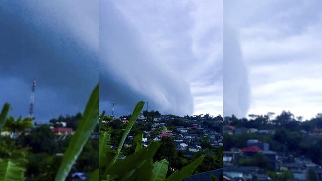 Dua pesawat rute Ambo-Jakarta sempat tertunda jadwal penerbangannya karena kemunculan awan cumulonimbus di langit Ambon Ambon.