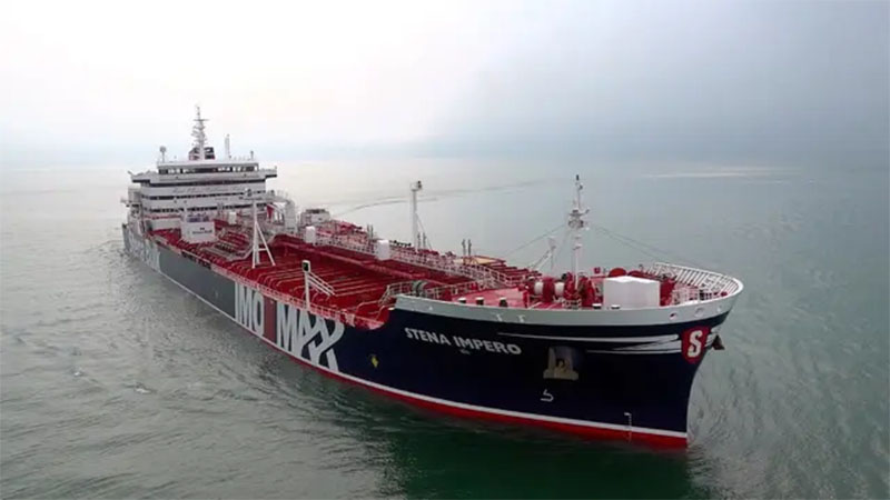 foto:istimewa/ilustrasi Kapal tanker yang melintasi perairan Teluk Persia (AP Photo)