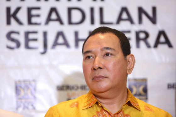 Ketua Umum Partai Berkarya Hutomo Mandala Putra alias Tommy Soeharto. (MIFTAHULHAYAT/ JAWA POS)