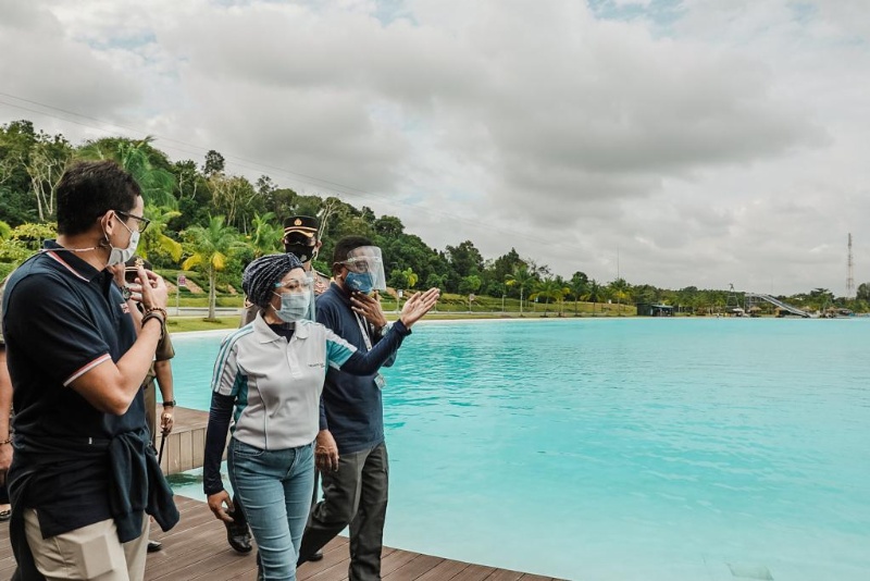 Menparekraf Sandiaga di Destinasi Bintan