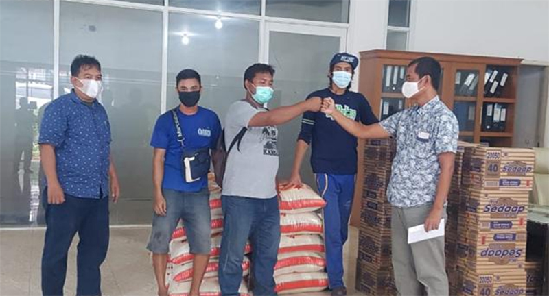 KSOP Sunda Kelapa dirikan Posko penggalangan bantuan kepada korban bencana alam (foto:humasksopsundakelapa)