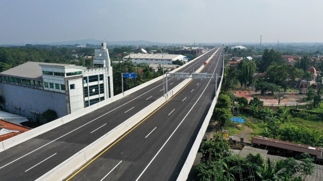 Simpang Yasmin-Simpang Semplak di ruas jalan tol Bogor Outer Ring Road (BORR). Foto: Kumparan.com