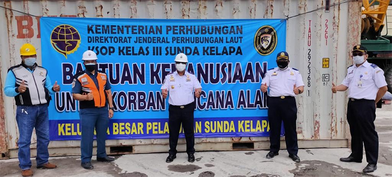 KSOP Sunda Kelapa kirim bantuan kepada korban bencana alam di Mamuju. (foto:humasksopsundakelapa)