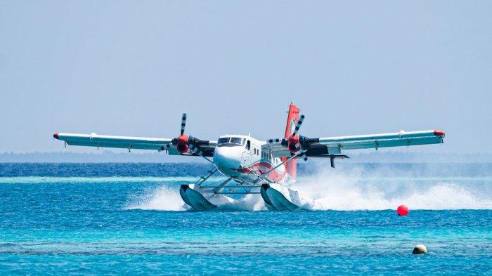 Bandara di atas danau dan laut dapat didarati pesawat amfibi. Foto: Tribunnews.com