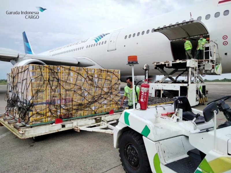 Pengangkutan kargo Manggis dari Bandara Minangkabau Padang ke Guangzhou