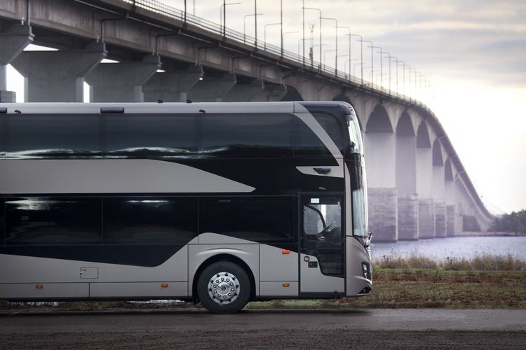 Volvo 9700 DD 4m. Foto: Kompas.com