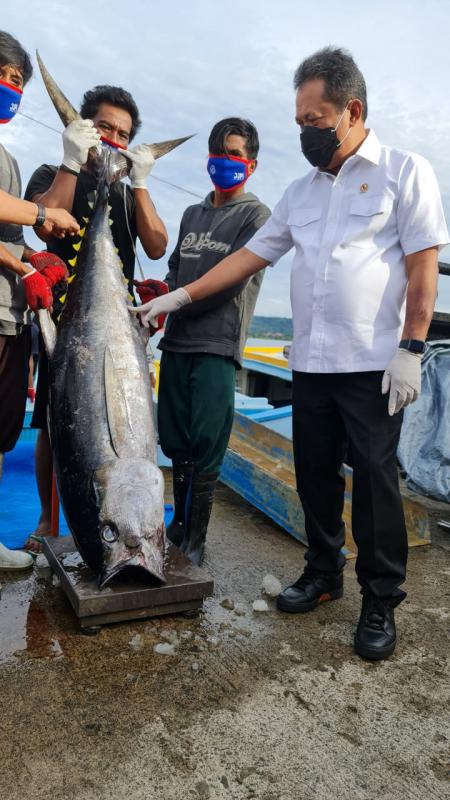 Kunjungan Menteri Trenggono di Maluku. (Ist)