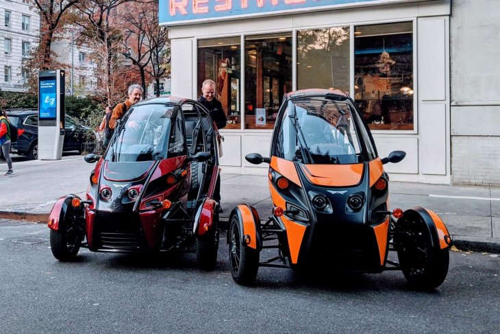Arcimoto EV roda tiga. Foto: Antaranews.com