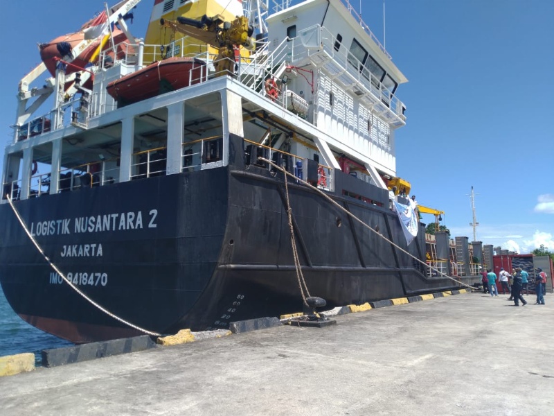 Salah satu kapal Pelni