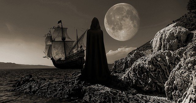 Ilustrasi hantu kapal, dok: pixabay
