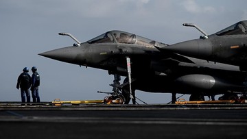 Foto: Jet tempur Rafale. (Philippe Lopez/Pool Photo via AP)