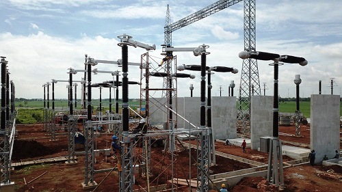 Pembangunan GITET 500 kV di Indramayu. (Ist.)