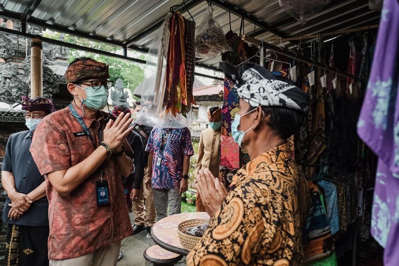 Menparekraf saat sambangi pelaku parekraf