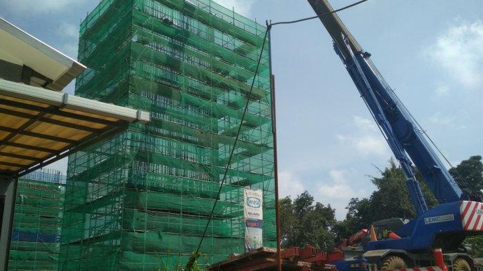 Pembangunan Kereta Cepat Jakarta Bandung (KCJB) di Kabupaten Bandung Barat. Foto: Tribunnews.com