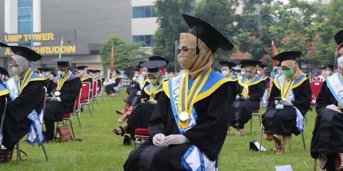 Wisuda UMP Banyumas, Jawa Tengah.