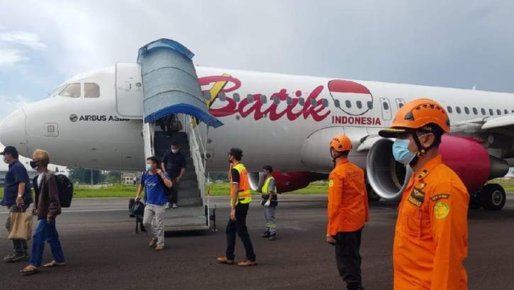 Pesawat Batik Air disebut gagal take off setelah tiga kali percobaan. Foto: Solopos.com