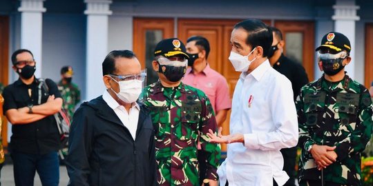 Jokowi bertolak ke Sulsel.