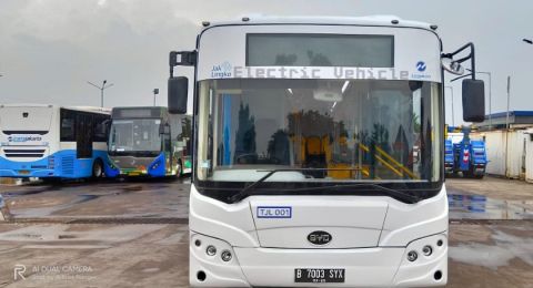 Bus listrik Transjakarta siap diuji coba tiga bulan [foto:Dok Transjakarta