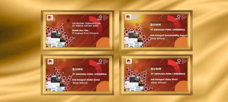 4 penghargaan PRIA diraih Angkasa Pura I