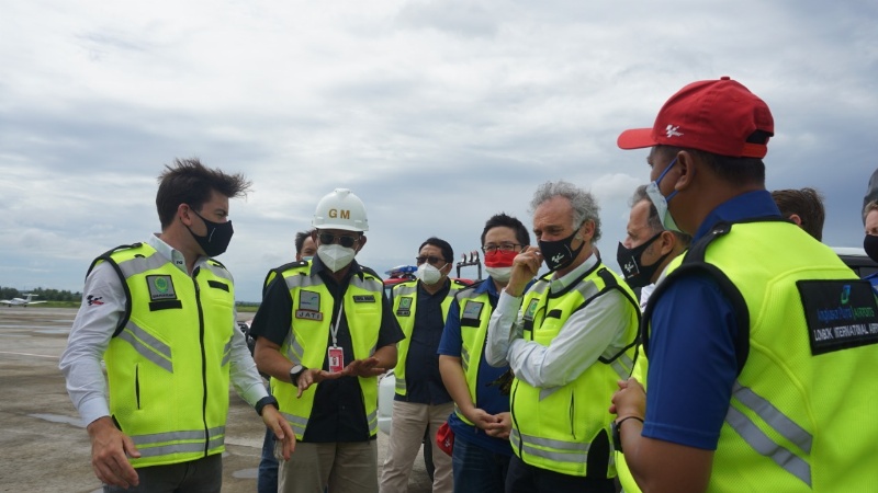 Paparan GM Bandara Lombok di hadapan Promotor MotoGP Mandalika