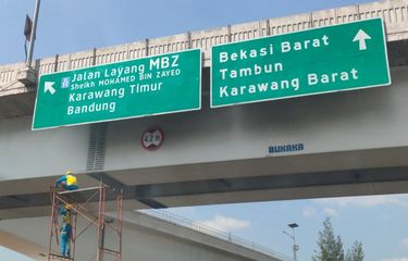 Pemerintah berencana mengganti nama Jalan Tol Jakarta – Cikampek (Japek) II Elevated menjadi Jalan Layang Sheikh Mohammed Bin Zayed (MBZ). Foto: kompas.com.