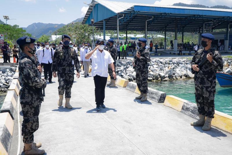 Kunjungan Menteri KKP Sakti Wahyu Trenggono di Natuna. (Ist)