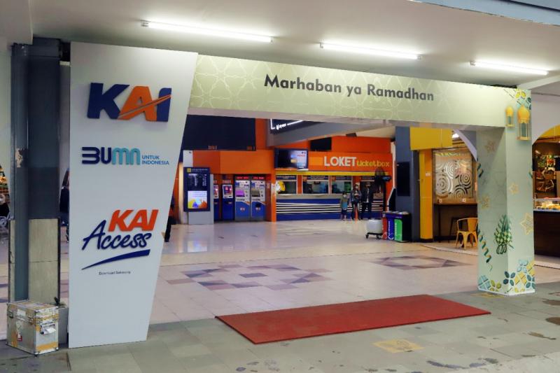 Desaign loket baru khusus Ramadhan. (Foto:Humas KAI)