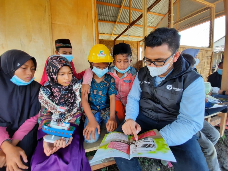 Pelindo I ajak anak-anak pesisir melek literasi