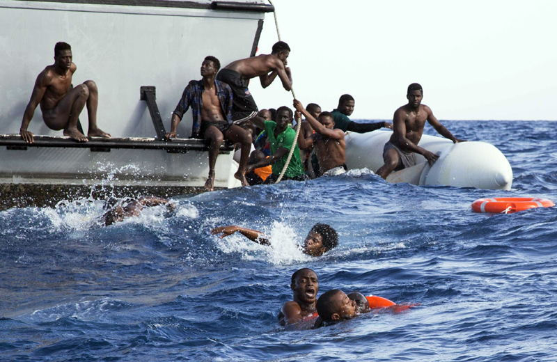  Ratusan di di antara mereka berisiko cedera atau tewas setiap tahun ketika mencoba melompati pagar, bersembunyi di dalam kendaraan, atau berenang melewati pemecah gelombang yang menjorok beberapa meter ke Laut Mediterania.
