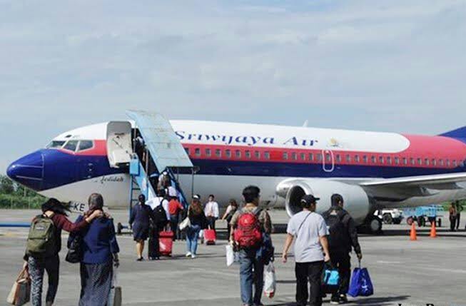 Ilustrasi penumpang pesawat Sriwijaya Air. Foto: Istimewa.