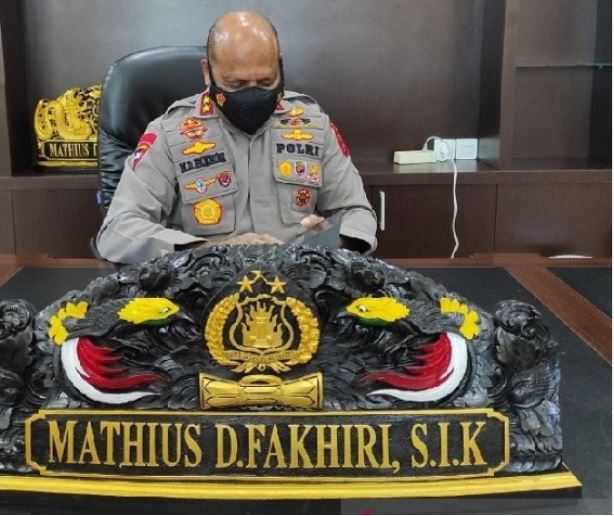 Kapolda Papua Inspektur Jenderal Mathius Fakhiri. 