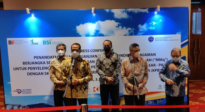 Menhub di perjanjian sindikasi pinjaman CRI untuk pembangunan KA Makassar-Parepare