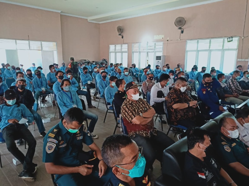 Penyuluhan pengabdian masyarakat di UPP Kuala Samboja, Kalimantan Timur