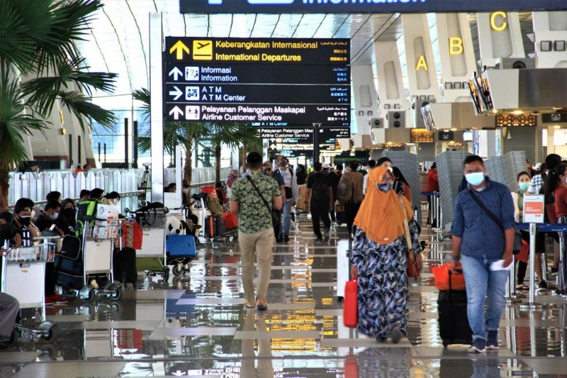 Suasana di Bandara Soekarno-Hatta