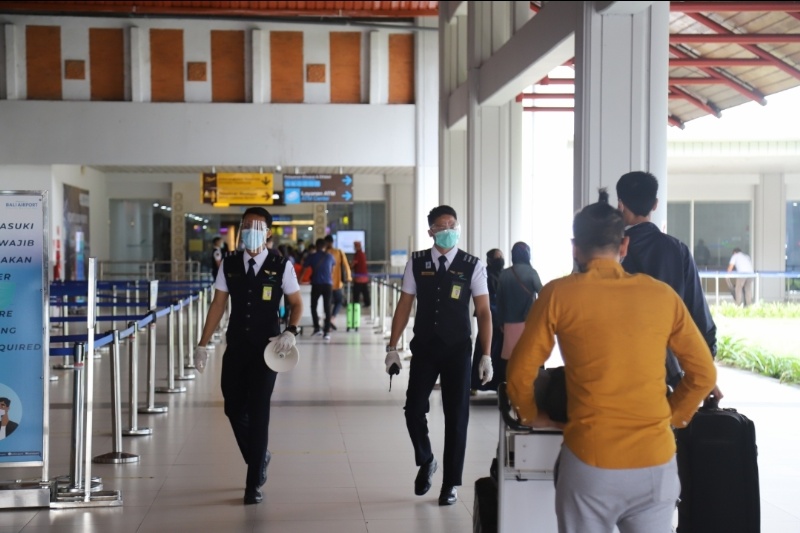 Suasana di Bandara I Gusti Ngura Rai, Bali