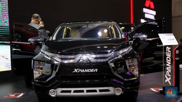 Mitsubishi Xpander di acara IIMS Hybrid 2021.
